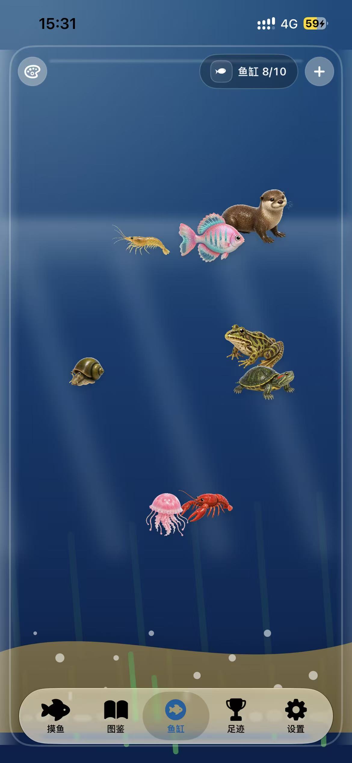 Moyu Creek aquarium screen
